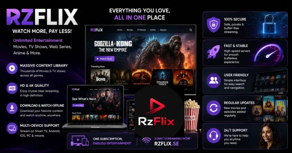 rzflix apk latest versions and features